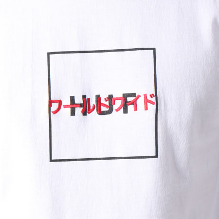 HUF - Tee Shirt Katakana Blanc
