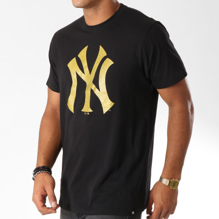 '47 Brand - Tee Shirt New York Yankees 408753 Noir Doré