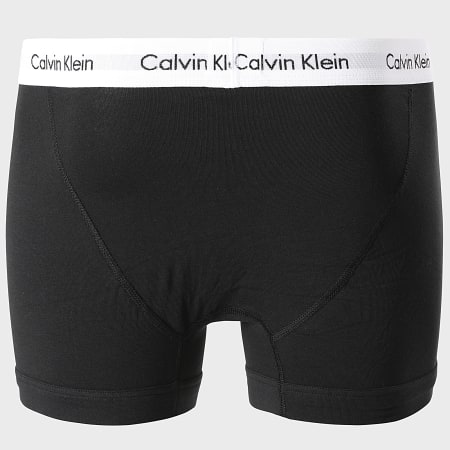 Calvin Klein - Lot De 3 Boxers Cotton Stretch U2662G Noir Gris Blanc