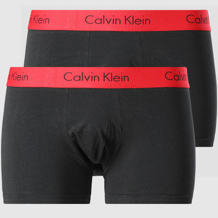 Calvin Klein - Lot De 2 Boxers Pro Stretch NB1463A Noir Rouge