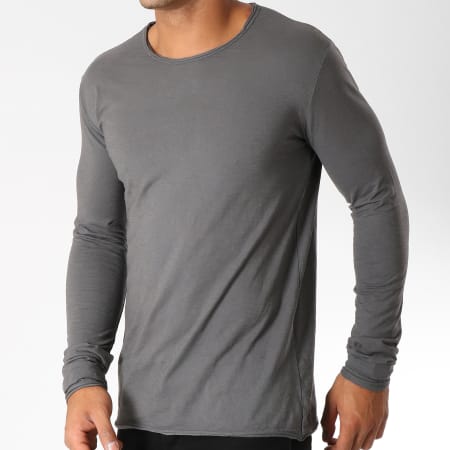 MTX - Tee Shirt Manches Longues TM6802 Gris Anthracite