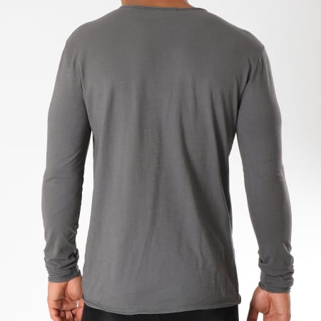 MTX - Tee Shirt Manches Longues TM6802 Gris Anthracite
