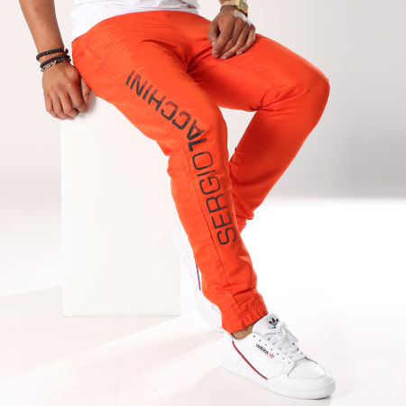 Sergio Tacchini - Pantalon Jogging Iman 37746 Rouge Orange