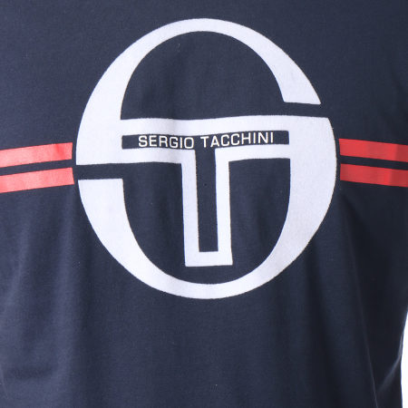Sergio Tacchini - Tee Shirt Izan 37784 Bleu Marine