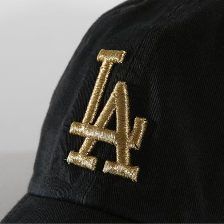 '47 Brand - Casquette Clean Up Los Angeles Dodgers MTCLU12GWS Noir Doré