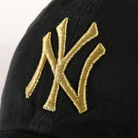 '47 Brand - Casquette Clean Up New York Yankees MTCLU17GWS Noir Doré