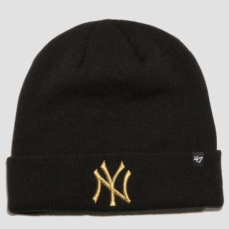 '47 Brand - Bonnet New York Yankees Face Noir Doré 