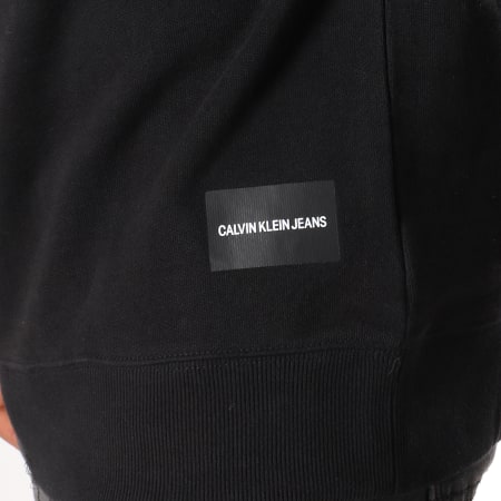 Calvin Klein - Sweat Crewneck Oversize Institutional 9511 Noir