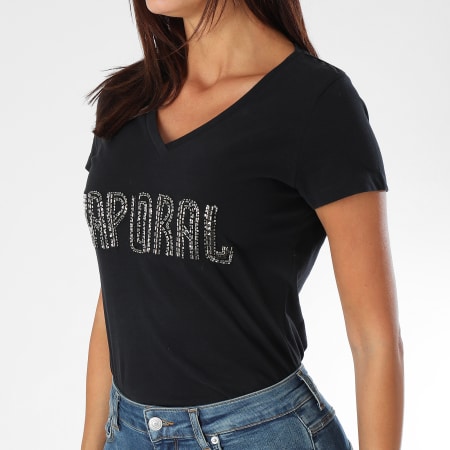 Kaporal - Tee Shirt Femme Tlov Noir