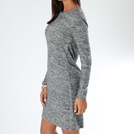 Only - Robe Manches Longues Femme Billa Gris Chiné