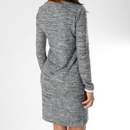 Only - Robe Manches Longues Femme Billa Gris Chiné