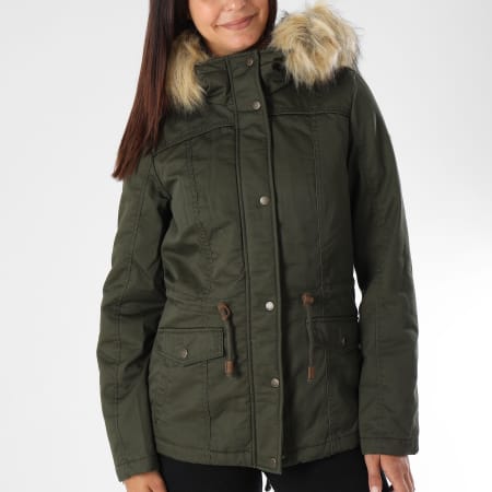 Only Parka Fourrure Femme Kate Vert Kaki LaBoutiqueOfficielle