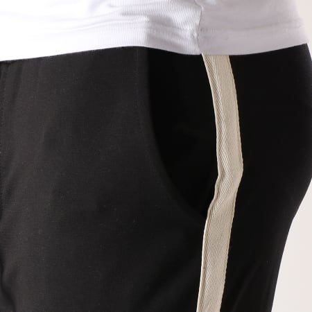Uniplay - Pantalon Avec Bandes T3261 Noir Ecru