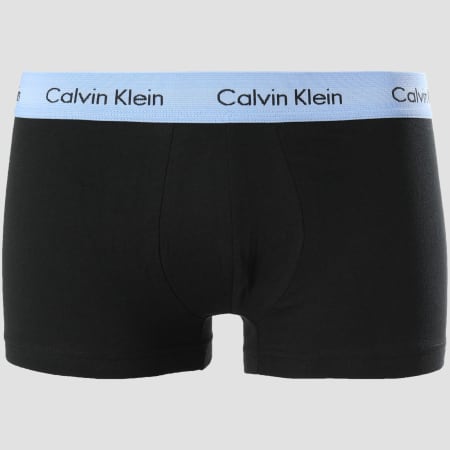 Calvin Klein - Lot De 3 Boxers Cotton Stretch U2664G Noir Bordeaux Gris Bleu