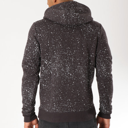 Deeluxe - Sweat Capuche Russo Gris Anthracite Speckle