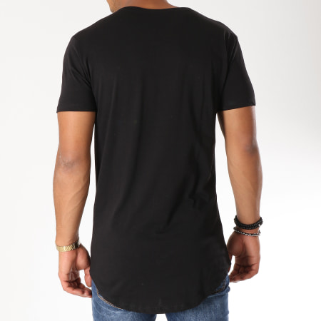 Frilivin - Tee Shirt Oversize 5116 Noir Blanc Ecru