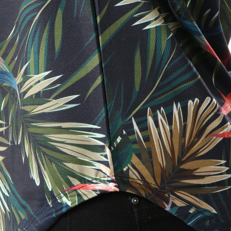 Frilivin - Tee Shirt Oversize 5717B Noir Floral