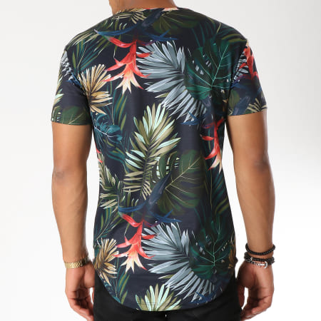 Frilivin - Tee Shirt Oversize 5717B Noir Floral