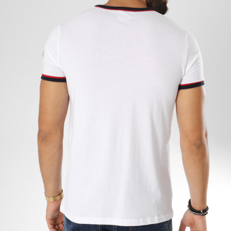 La Maison Blaggio - Tee Shirt Avec Bandes Brodées Mastela Blanc