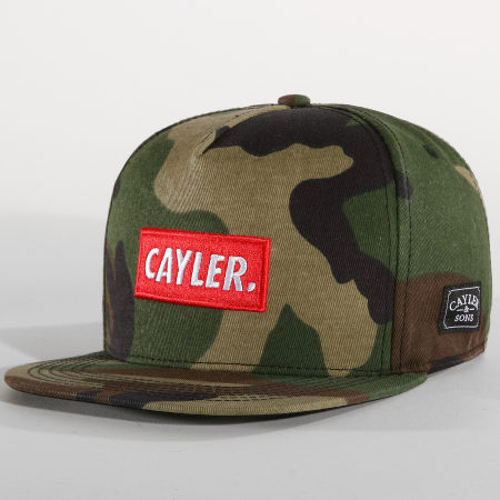 Cayler And Sons - Casquette Snapback Statement Vert Kaki Camouflage