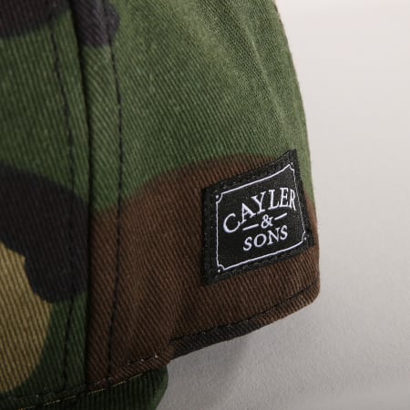 Cayler And Sons - Casquette Snapback Statement Vert Kaki Camouflage