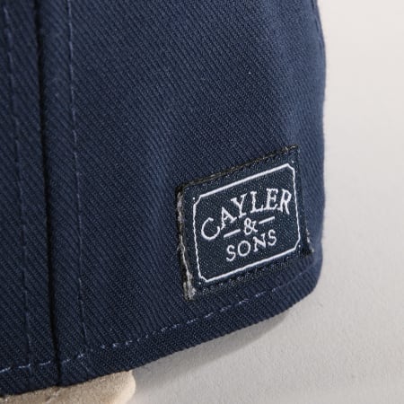 Cayler And Sons - Casquette Snapback Los Munchos Bleu Marine Ecru