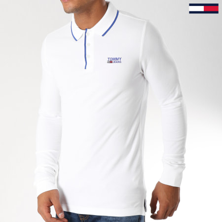 Tommy Hilfiger - Polo Manches Longues Stretch 5193 Blanc