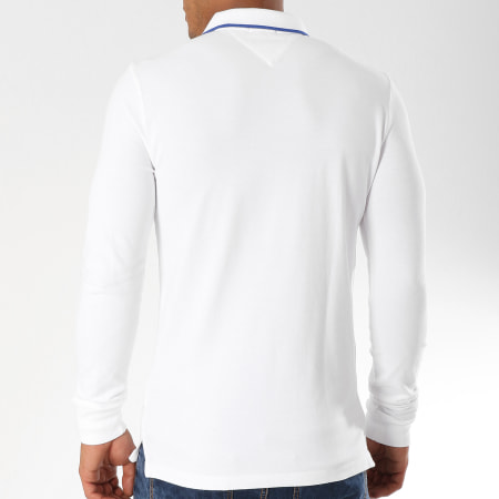 Tommy Hilfiger - Polo Manches Longues Stretch 5193 Blanc