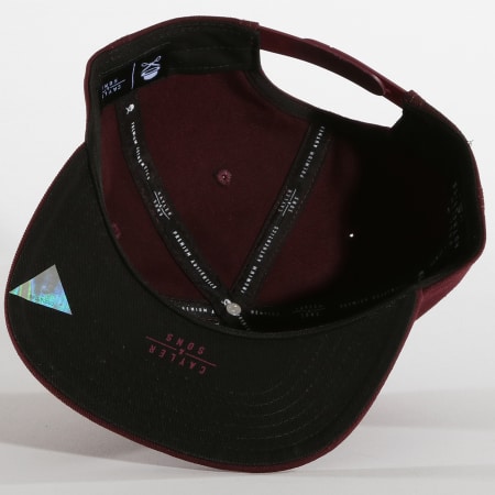 Cayler And Sons - Casquette Snapback Icon Bordeaux