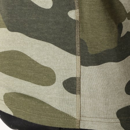Superdry - Tee Shirt Orange Label Embroidery M10002ER Vert Kaki Camouflage
