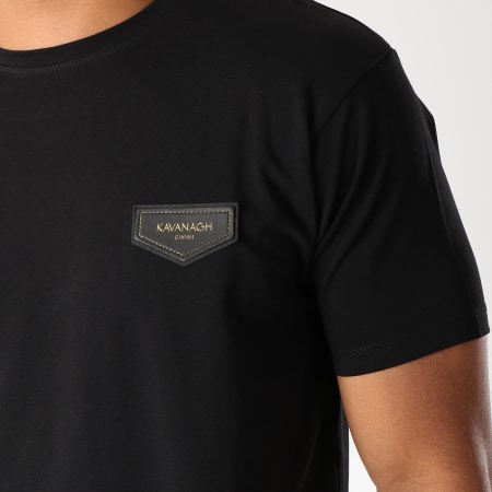 Gianni Kavanagh - Tee Shirt Oversize Gold Noir