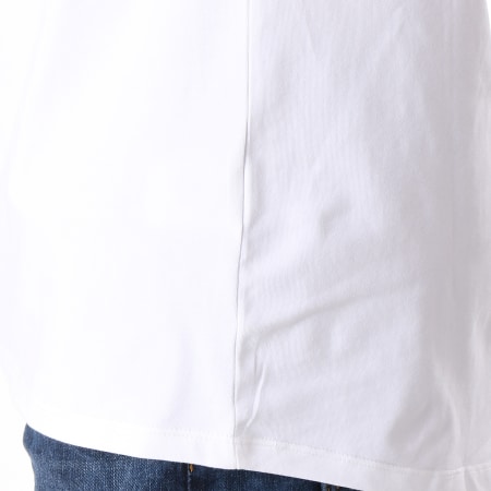 Gianni Kavanagh - Tee Shirt Oversize Avec Bandes GK Ribbon Blanc Noir