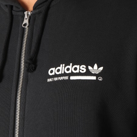 Adidas Originals - Sweat Zippé Capuche Kaval DH4986 Noir