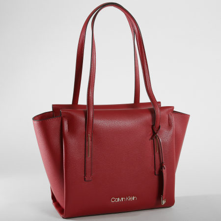 Calvin Klein - Sac A Main Femme Frame Medium Shopper 4596 Bordeaux