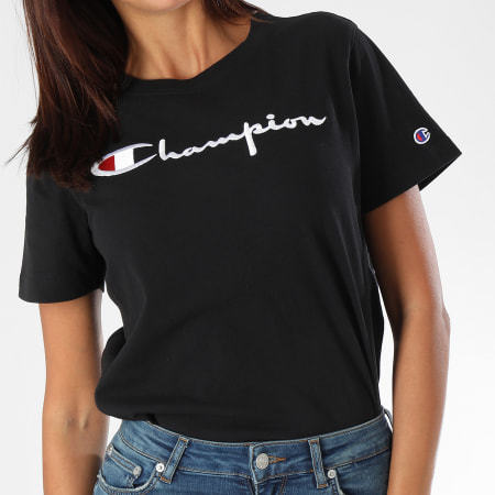 Champion - Tee Shirt Femme 110992 Noir