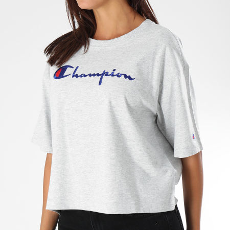 Tee shirt champion femme gris online