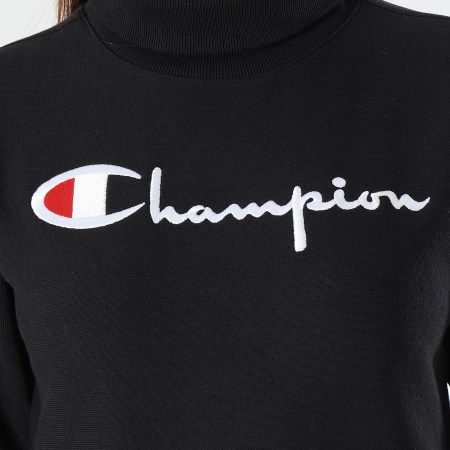 Champion - Sweat Col Montant Femme 111187 Noir