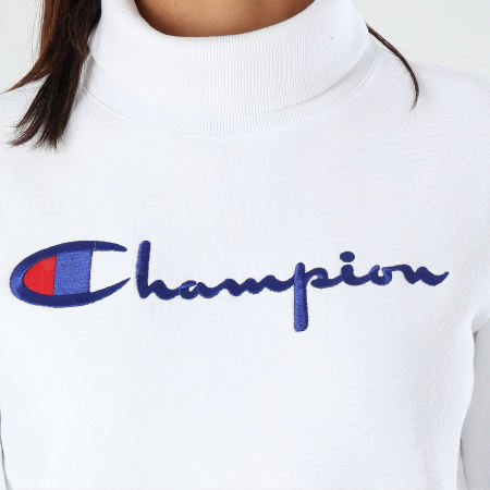 Champion - Sweat Col Montant Femme 111187 Blanc