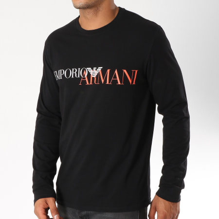 Emporio Armani - Tee Shirt Manches Longues 111653-8A516 Noir