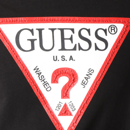 Guess - Tee Shirt Manches Longues M84I17J1300 Noir
