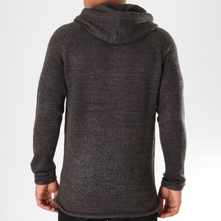 Sky Rebel - Pull Capuche H9389Z90591A Gris Anthracite