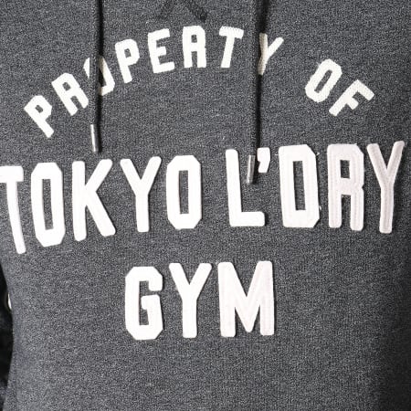 Tokyo Laundry - Sweat Capuche Keskustie Noir Chiné