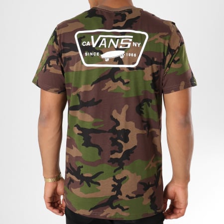 Vans - Tee Shirt Full Patch Back A3H5KC Vert Kaki Camouflage