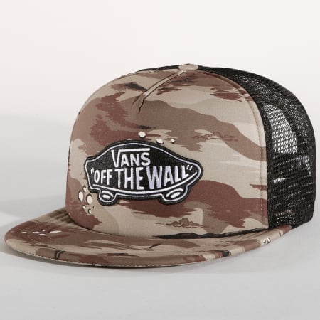 Vans - Casquette Trucker Classic Patch 0O2V Beige Camouflage