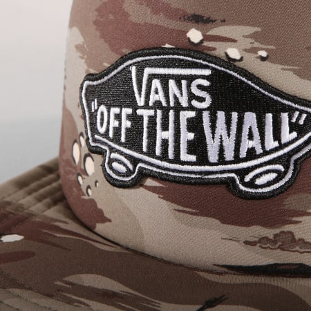 Vans - Casquette Trucker Classic Patch 0O2V Beige Camouflage