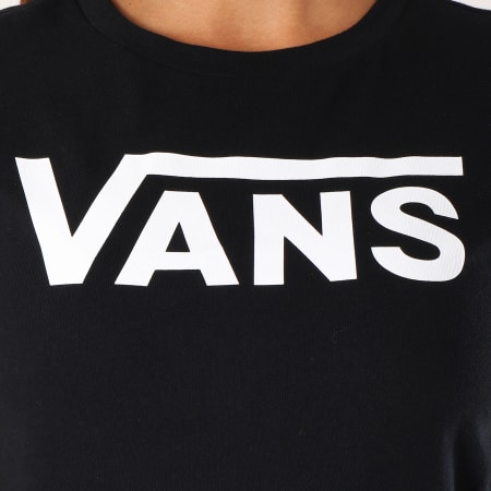 Vans - Tee Shirt Femme Flying V Noir 34AY Noir Blanc