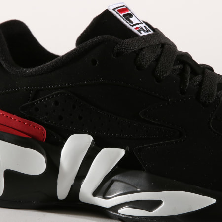 Fila Baskets Mindblower 1RM00201 014 Black White Fila Red LaBoutiqueOfficielle