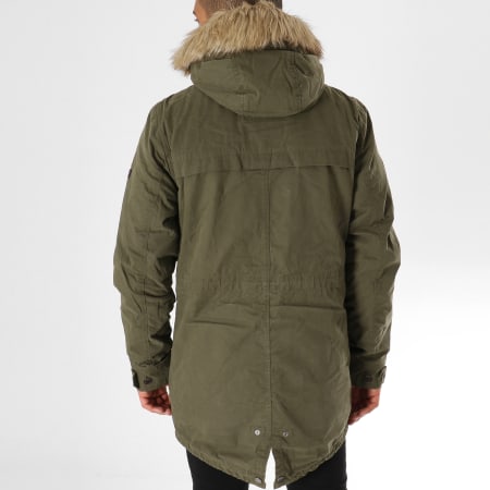 Parka Fourrure Lined 5009 Vert Kaki