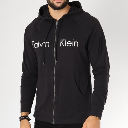 Calvin Klein - Sweat Zippé Capuche NM1531E Noir