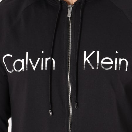 Calvin Klein - Sweat Zippé Capuche NM1531E Noir